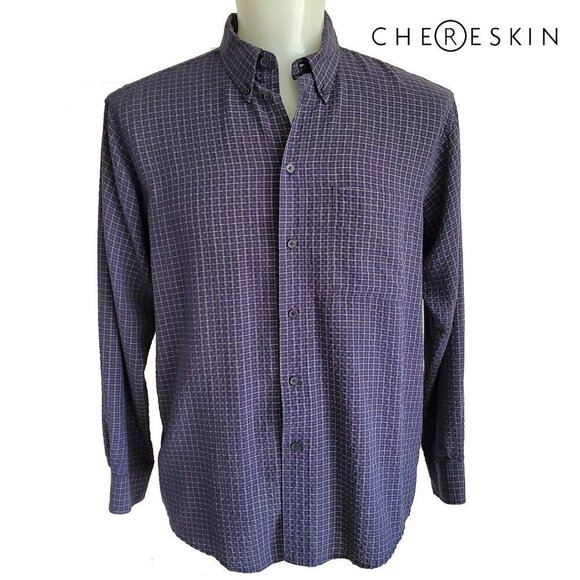 CHERESKIN Slightly Dressy Office Casual Shirt Size L - Picture 1 of 9